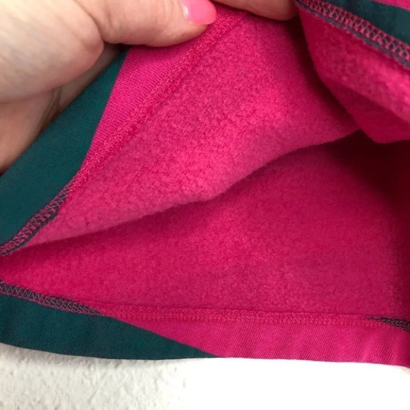 Mini Boden skirt magenta pink & gray stripe sweatshirt material size 4-5 years - Picture 10 of 10